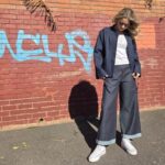 WIDE-LEG TAILORED JOGGER DENIM