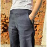 WIDE-LEG TAILORED JOGGER DENIM - Image 5