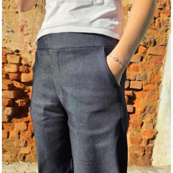WIDE-LEG TAILORED JOGGER DENIM - Image 5