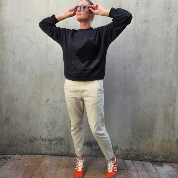 SWEATER ABSTRACT BLACK - Image 3
