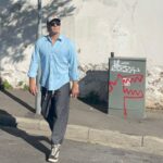 LONGSLEEVE SHIRT RAYON LINEN BLUE - Image 5
