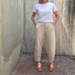 BARREL TROUSERS OATMEAL RAMIE - Image 5
