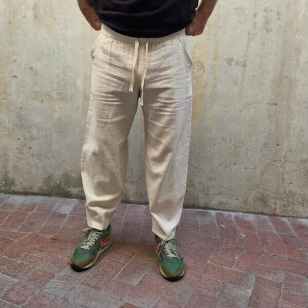 BARREL PANT OATMEAL - Image 3