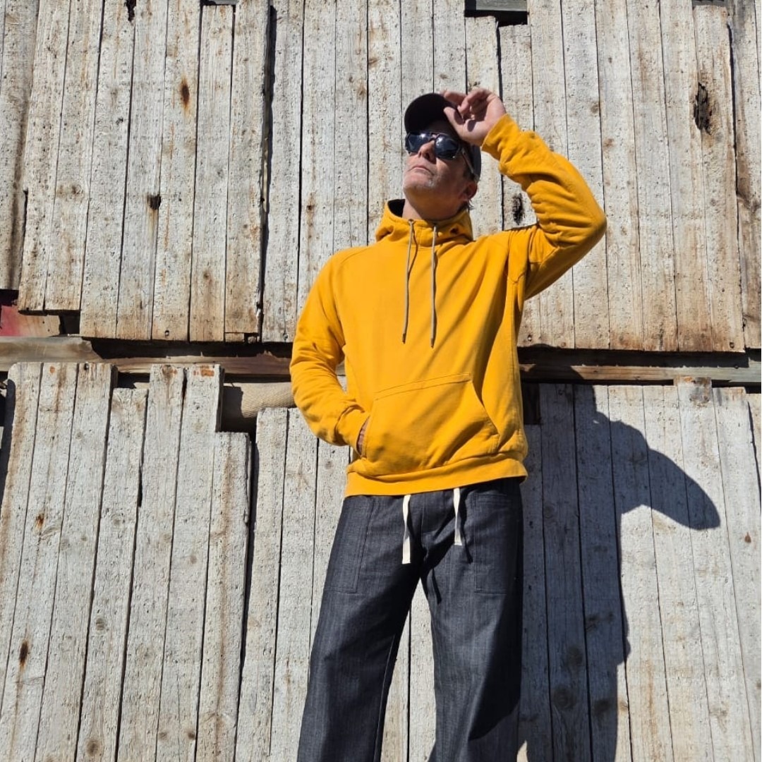 Mustard Hoodie 4 REVERSIBLE HOODIE MUSTARD - Image 1
