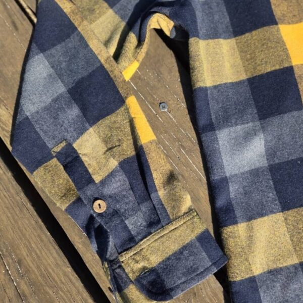 LONGSLEEVE SHIRT PLAID MUSTARD - Image 6