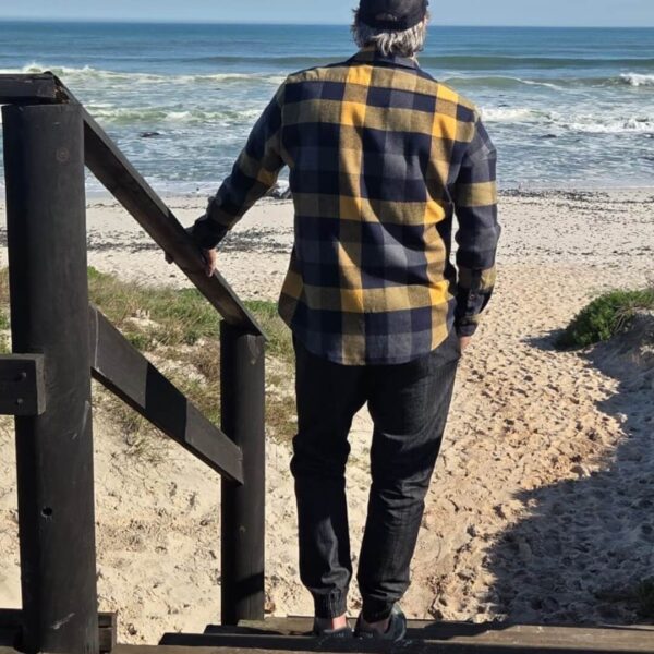 LONGSLEEVE SHIRT PLAID MUSTARD - Image 8