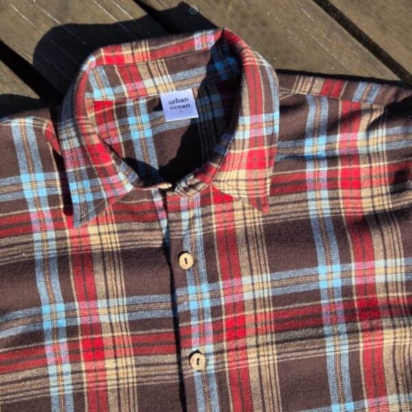 LONGSLEEVE RED PLAID SHIRT - Image 3