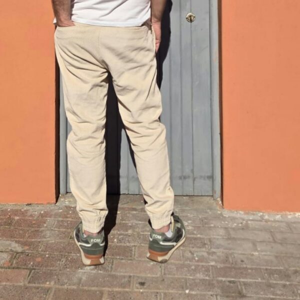 SPORTY JOGGER BEIGE CORD - Image 2