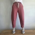 BARREL TROUSERS FADED BERRY RAMCOT