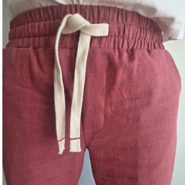 BARREL TROUSERS FADED BERRY RAMCOT - Image 2
