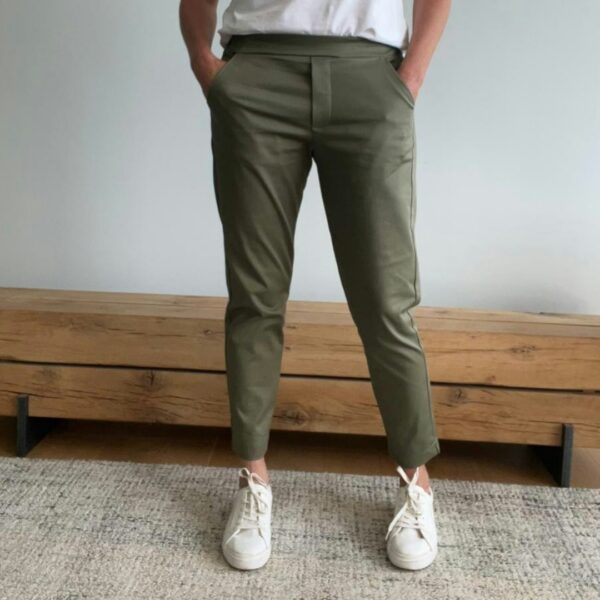 TAILORED JOGGER OLIVE - Image 2
